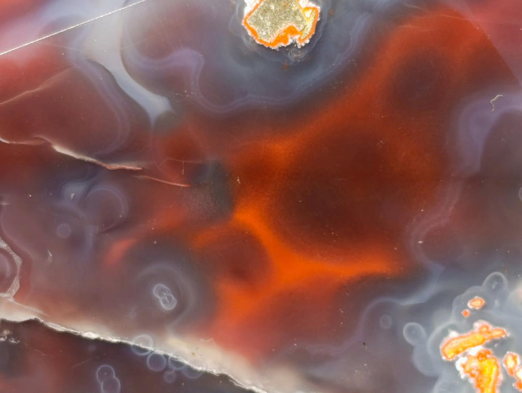 Polished Strawberry Agate Display Crystal x 1 From Mozambique