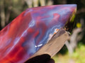 Polished Strawberry Agate Display Crystal x 1 From Mozambique