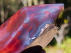 Polished Strawberry Agate Display Crystal x 1 From Mozambique