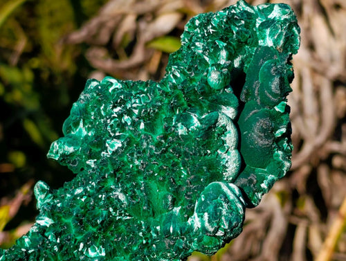 Natural Large Classic Cabinet Size Silky Malachite Specimen x 1 From Kasompe, Congo