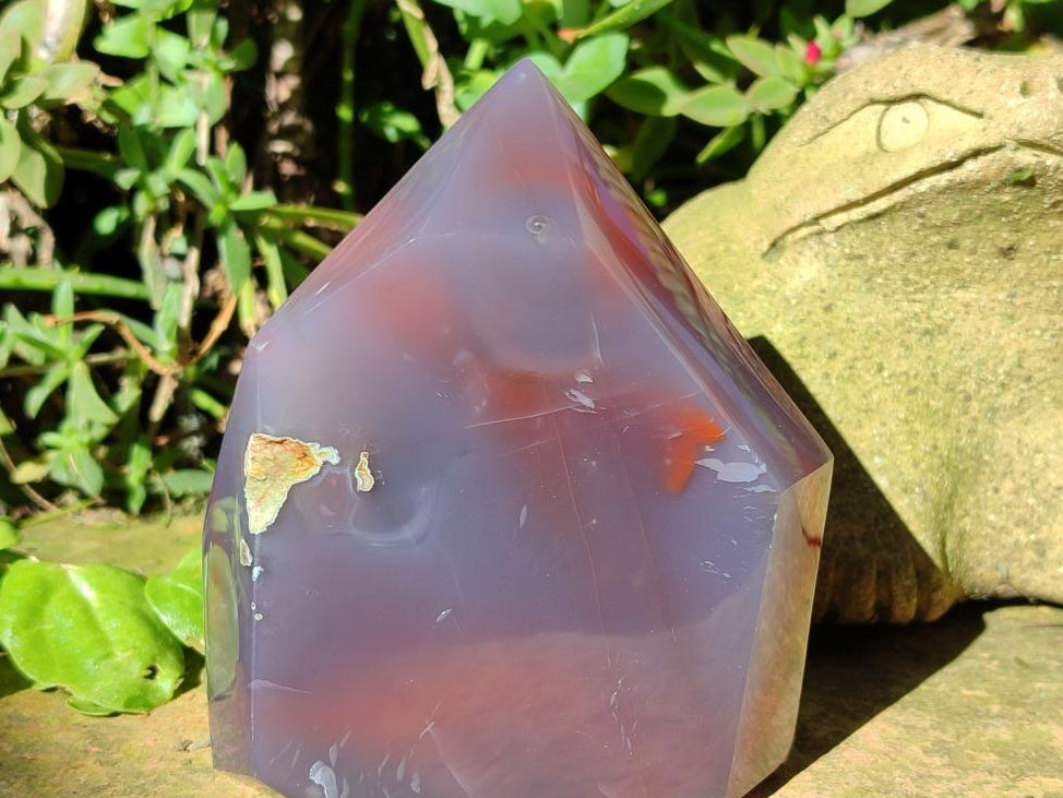 Polished Strawberry Agate Display Crystal x 1 From Mozambique