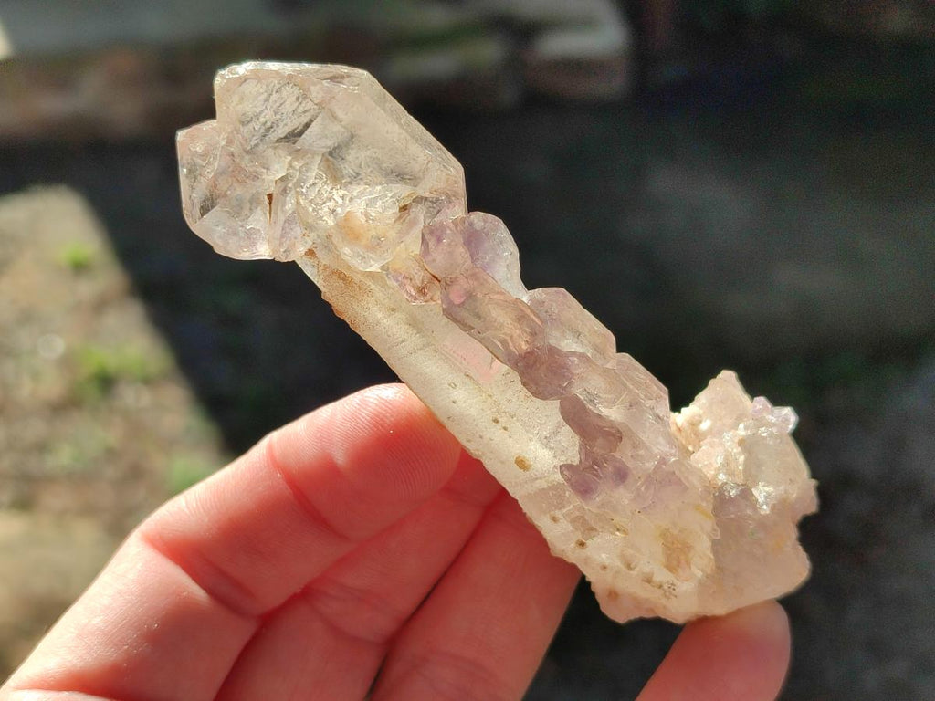Natural Skeletal Twin Amethyst Sceptre Crystal x 1 From Ambatondrazaka, Madagascar