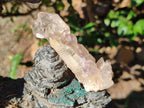 Natural Skeletal Twin Amethyst Sceptre Crystal x 1 From Ambatondrazaka, Madagascar