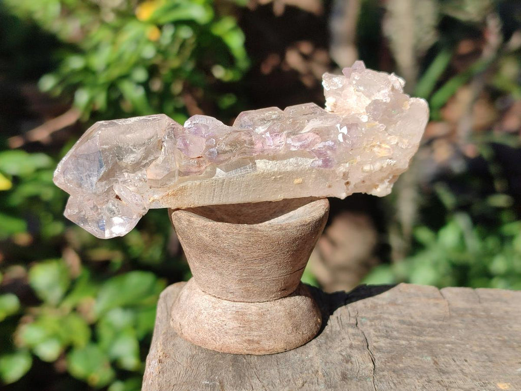 Natural Skeletal Twin Amethyst Sceptre Crystal x 1 From Ambatondrazaka, Madagascar