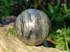 Polished Golden Pyrite "Pharaoh Stone" Sphere x 1 From Iron Duke Mine, Zimbabwe