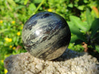 Polished Golden Pyrite "Pharaoh Stone" Sphere x 1 From Iron Duke Mine, Zimbabwe