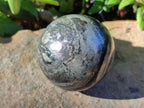Polished Golden Pyrite "Pharaoh Stone" Sphere x 1 From Iron Duke Mine, Zimbabwe
