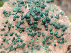 Natural Cabinet Size Ball Malachite Specimen and Smokey Quartz on Dolomite Matrix  x 1 From Kambove, Congo