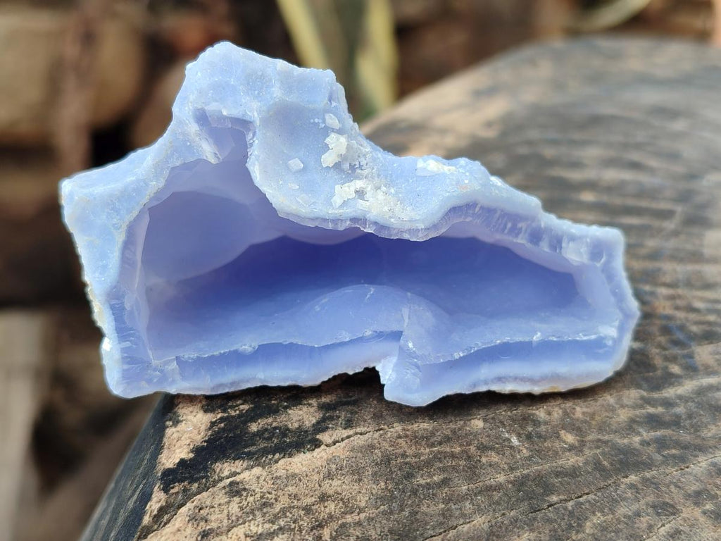 Natural Cabinet Size Blue Chalcedony Agate Geode x 1 From Nsanje, Malawi