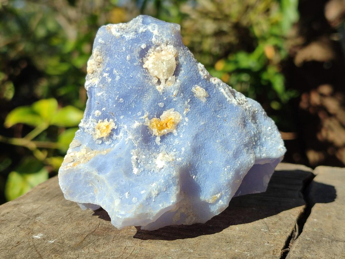 Natural Cabinet Size Blue Chalcedony Agate Geode x 1 From Nsanje, Malawi
