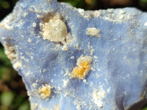 Natural Cabinet Size Blue Chalcedony Agate Geode x 1 From Nsanje, Malawi
