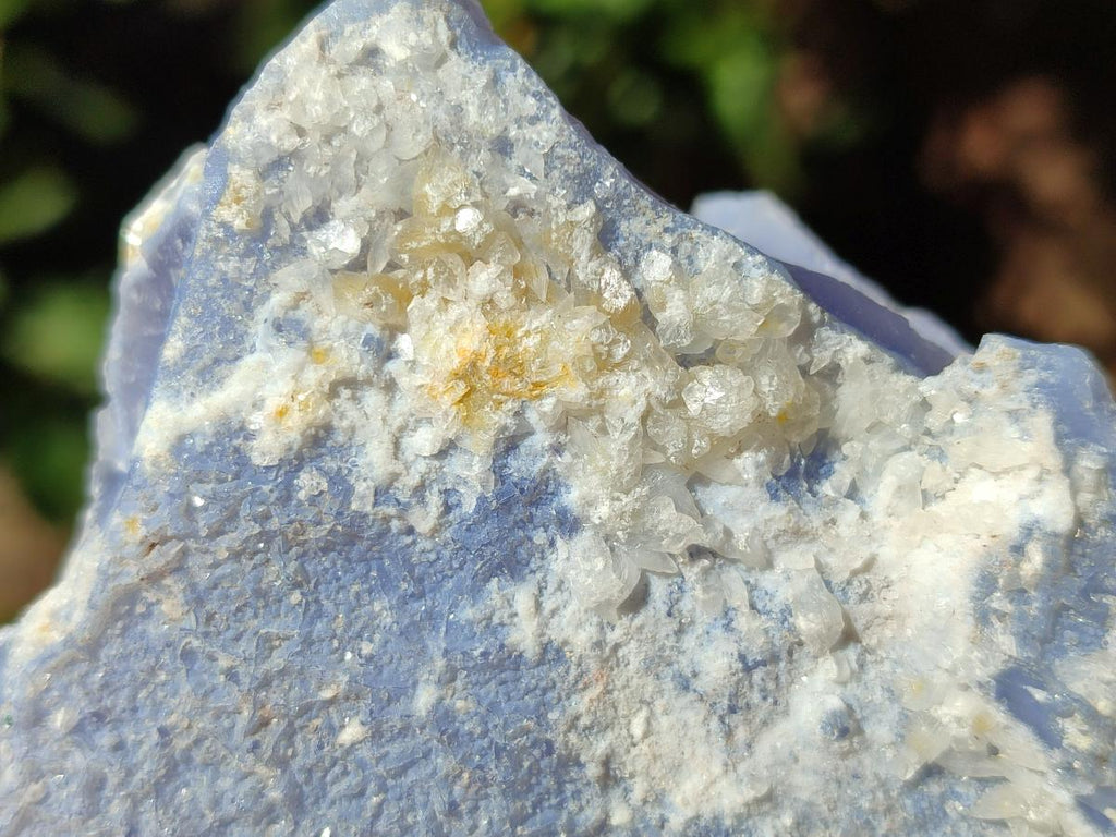 Natural Cabinet Size Blue Chalcedony Agate Geode x 1 From Nsanje, Malawi