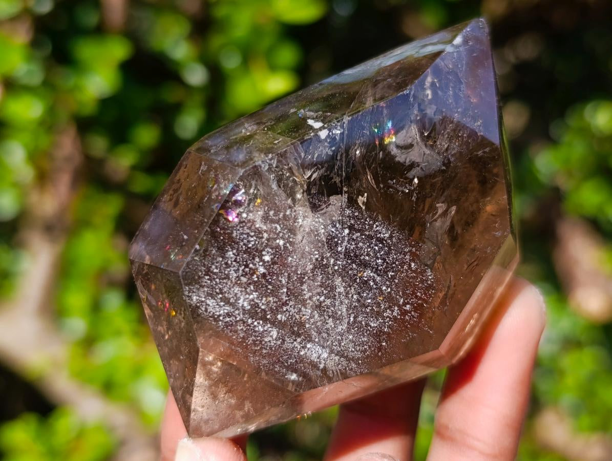 Polished Smokey Quartz Double Terminated Crystal x 1 From Madagascar