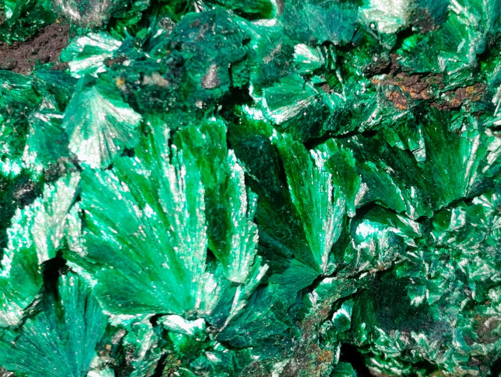 Natural Cabinet Size Silky Malachite Specimen x 1 From Kasompe, Congo