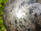 Polished Large Basalt and Pyrite Pharaoh Stone Sphere x 1 From Iron Duke Mine, Zimbabwe
