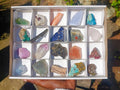 Natural Mix of African Minerals and Crystals Set of 20 x 1 From Southern Africa