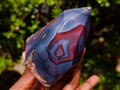 Polished Strawberry Agate Display Crystal x 1 From Mozambique