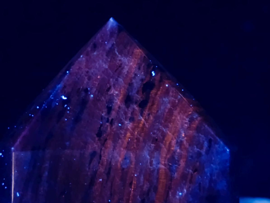 Polished Deep Navy Blue Sodalite Display Crystal x 1 From Kunene, Namibia