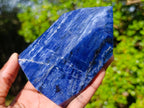 Polished Deep Navy Blue Sodalite Display Crystal x 1 From Kunene, Namibia