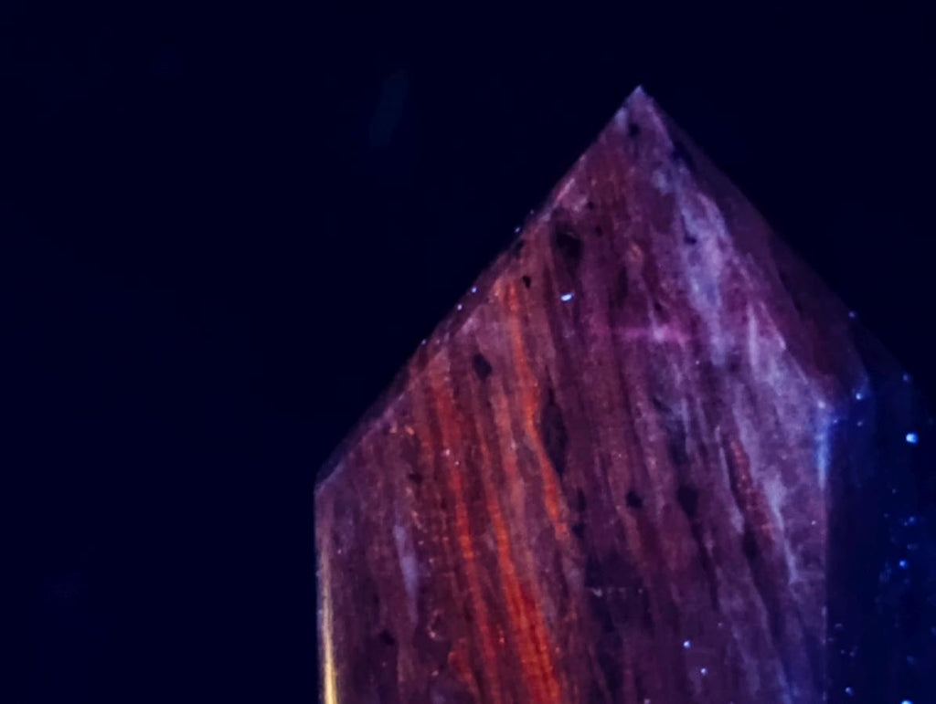 Polished Deep Navy Blue Sodalite Display Crystal x 1 From Kunene, Namibia
