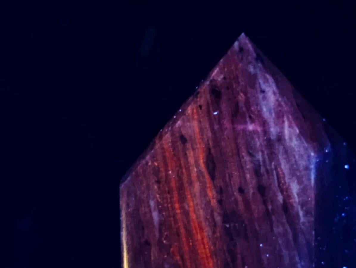 Polished Deep Navy Blue Sodalite Display Crystal x 1 From Kunene, Namibia