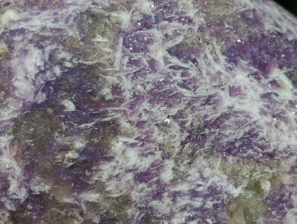 Polished Purple Lepidolite Standing Display Piece x 1 From Madagascar