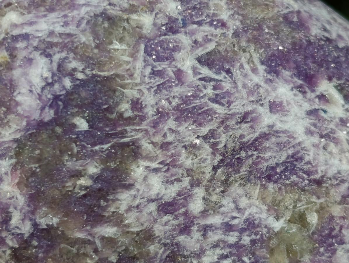 Polished Purple Lepidolite Standing Display Piece x 1 From Madagascar