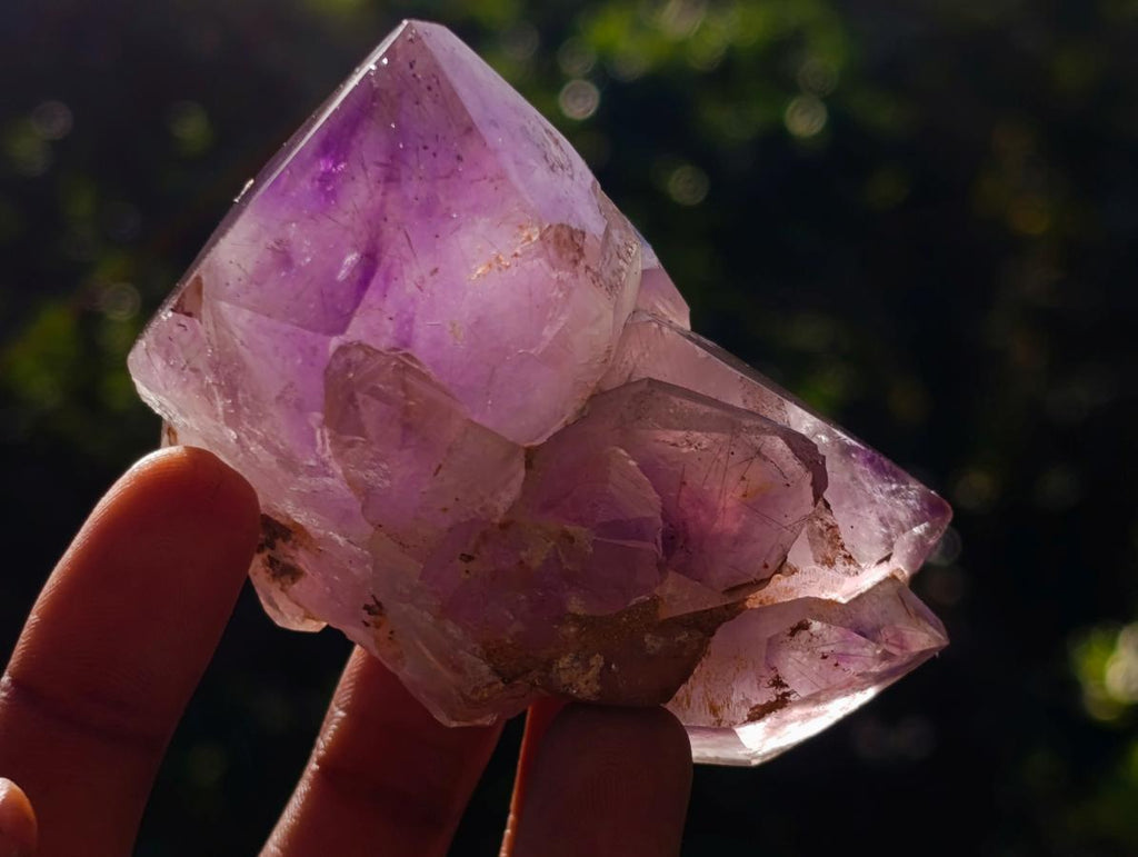 Polished Flower Amethyst Cluster x 1 From Ambatondrazaka, Madagascar