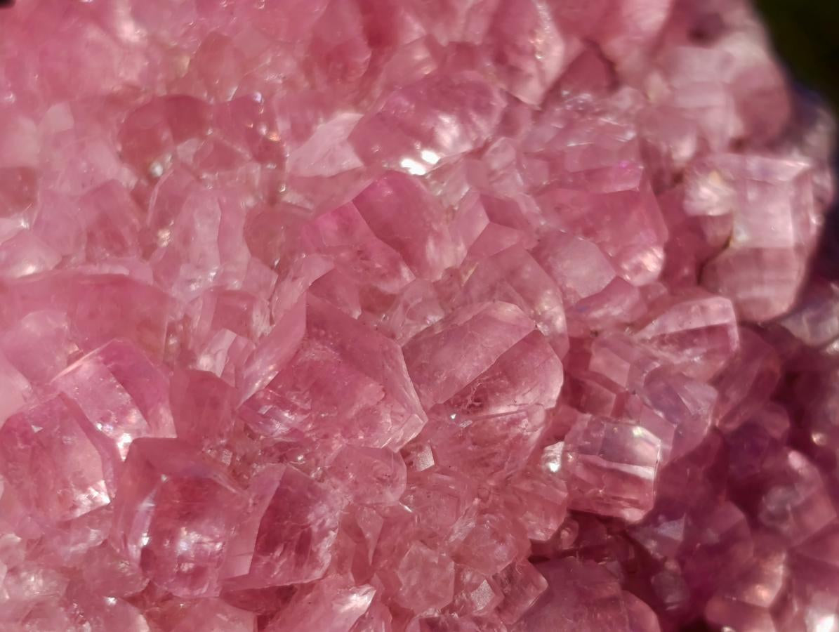 Natural Cabinet Size Rare Cobaltoan Rhodocalcite Specimen x 1 From Mashamba West Mine, Congo