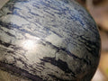 Polished Basalt and Pyrite Pharaoh Stone Sphere x 1 From Iron Duke Mine, Zimbabwe