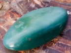 Polished Mtorolite Emerald Chrysoprase Palm Stone x 1 From Mutorashanga, Zimbabwe