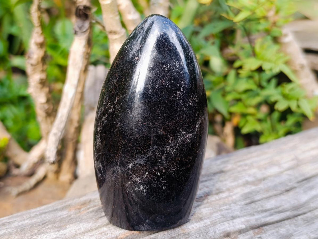 Polished Schorl Black Tourmaline Standing Display Piece x 1 From Madagascar