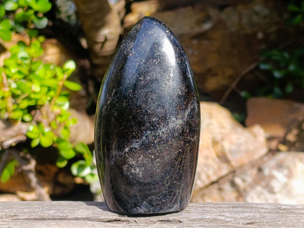 Polished Schorl Black Tourmaline Standing Display Piece x 1 From Madagascar