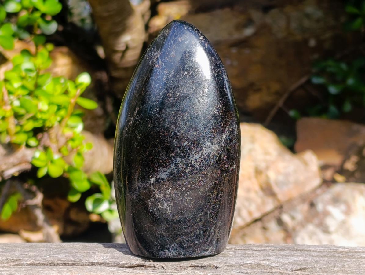 Polished Schorl Black Tourmaline Standing Display Piece x 1 From Madagascar
