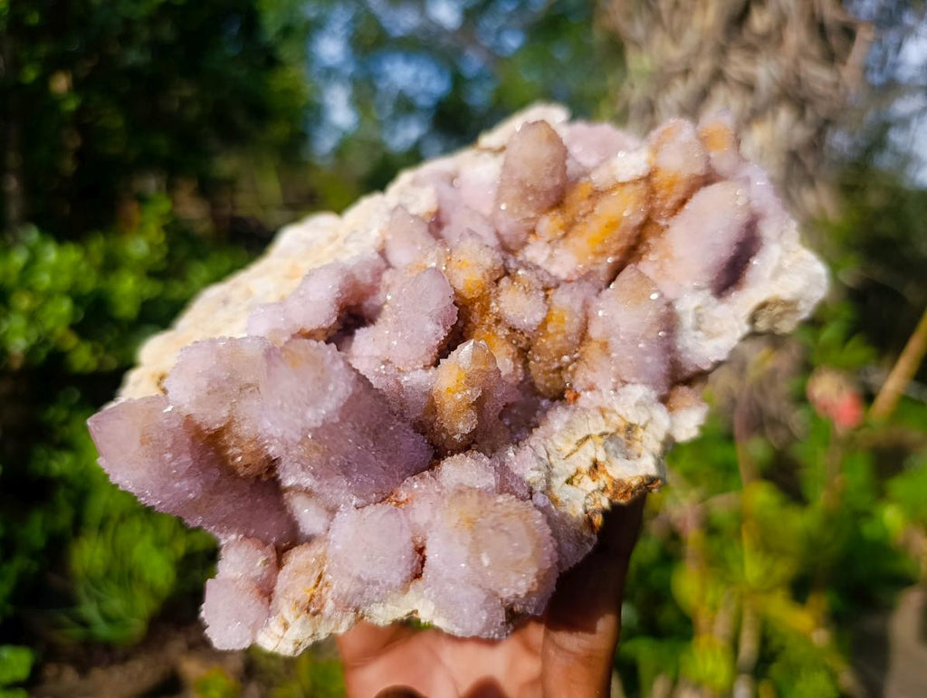Natural Large Spirit Ametrine Cluster x 1 From Boekenhouthoek, South Africa