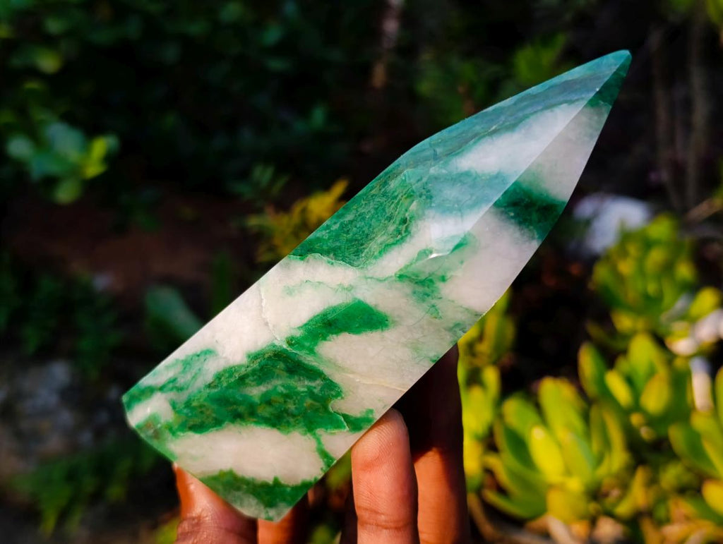 Polished Budstone Standing Display Crystal x 1 From Swaziland