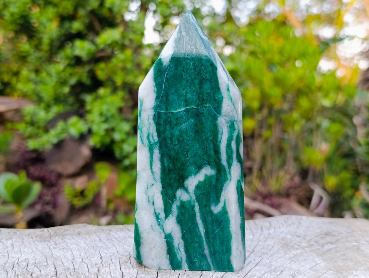Polished Budstone Standing Display Crystal x 1 From Swaziland