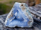 Natural Blue Lace Agate Geode Pair x 1 From Nsanje, Malawi