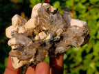 Natural Aegirine Specimen with Smokey Quartz and Orthoclase x 1 From Zomba, Malawi