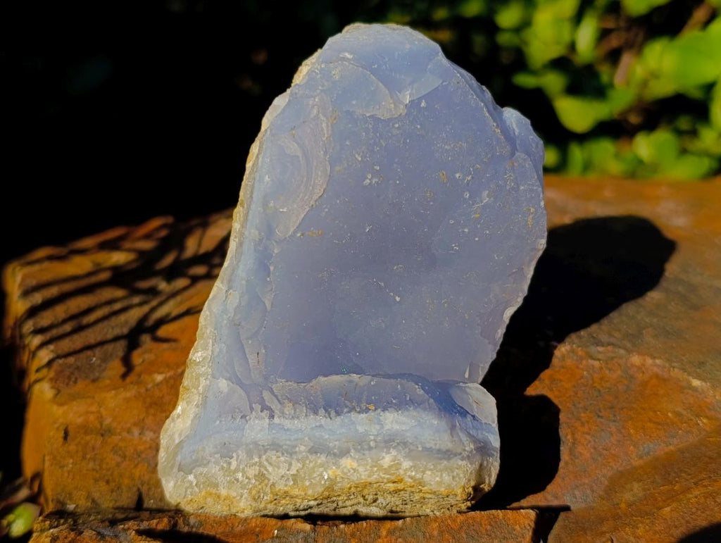 Natural Gemmy Blue Chalcedony Agate Specimen x 1 From Nsanje, Malawi