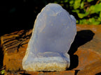 Natural Gemmy Blue Chalcedony Agate Specimen x 1 From Nsanje, Malawi