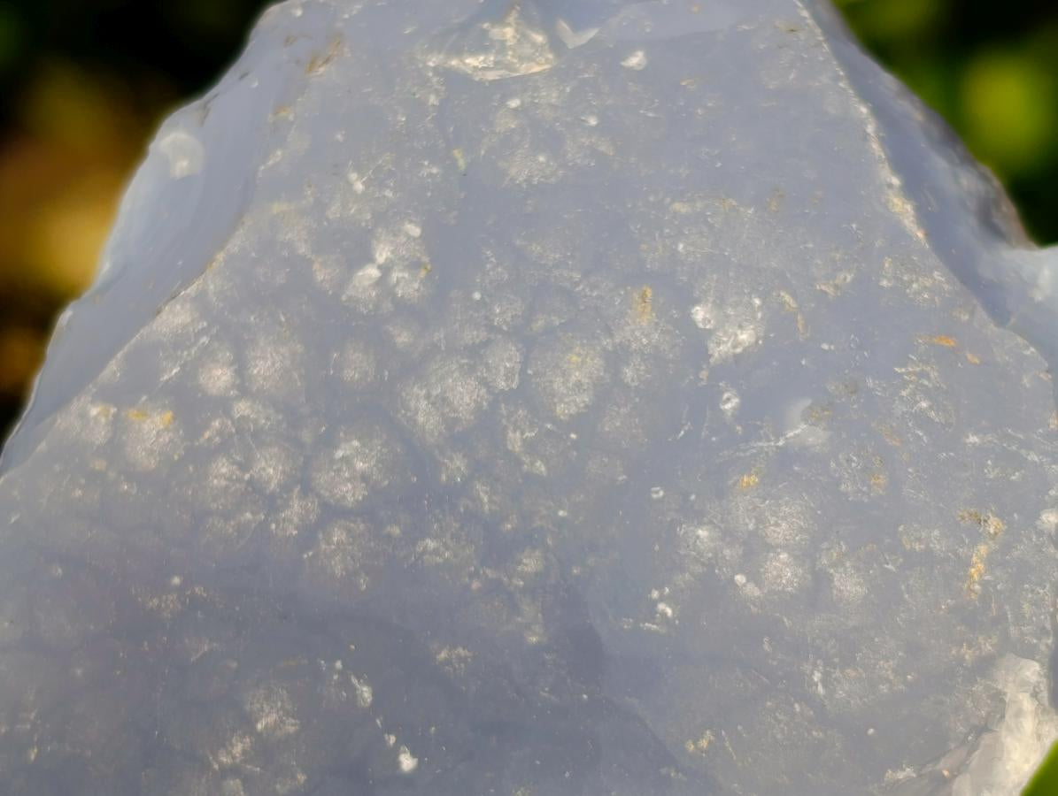 Natural Gemmy Blue Chalcedony Agate Specimen x 1 From Nsanje, Malawi