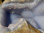 Natural Large Crystalline Blue Lace Agate Specimen x 1 From Nsanje, Malawi