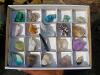 Natural Mix of African Minerals and Crystals Set of 20 x 1 From Southern Africa