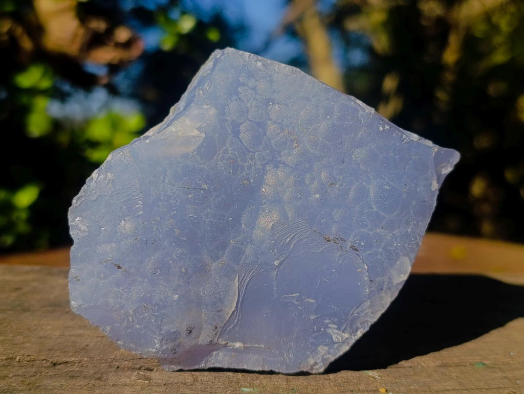 Natural Cabinet Size Botryoidal Blue Chalcedony Specimen x 1 From Nsanje, Malawi