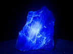 Polished Translucent Watermelon Fluorite Slice x 1 From Uis, Namibia