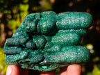 Natural Cabinet Size Stalagmite Malachite Specimen x 1 From Kolwezi, Congo