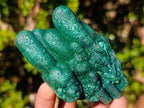 Natural Cabinet Size Stalagmite Malachite Specimen x 1 From Kolwezi, Congo