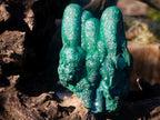 Natural Cabinet Size Stalagmite Malachite Specimen x 1 From Kolwezi, Congo