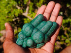 Natural Cabinet Size Stalagmite Malachite Specimen x 1 From Kolwezi, Congo